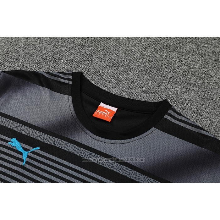 Chandal del Manchester City Manga Corta 2022-2023 Negro - Pantalon Corto